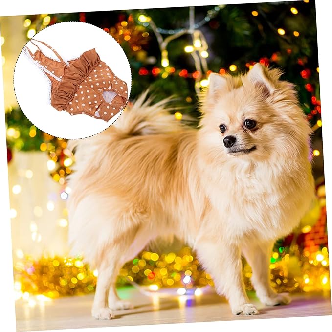 1pc Dog Diaper Panties for Female Dogs Breathable and Absorbent Design for Menstruation and Stylish Pattern