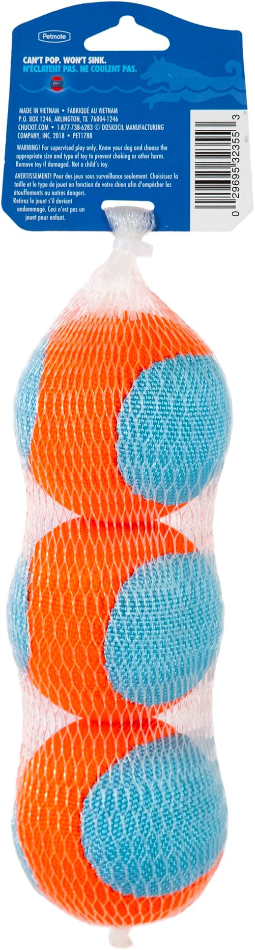 ChuckIt! Amphibious Fetch Balls, Set of 3, Medium