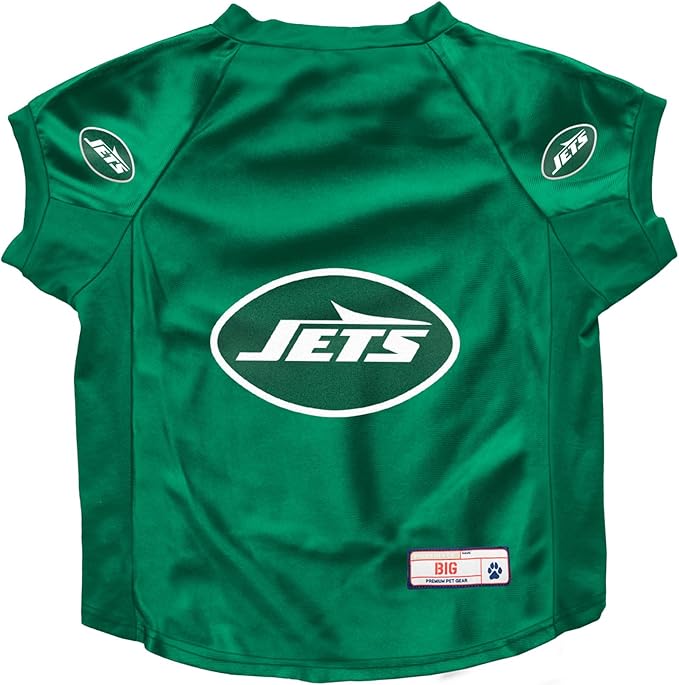 Littlearth New York Jets NFL Stretch Pet Jerseys for Big Dogs