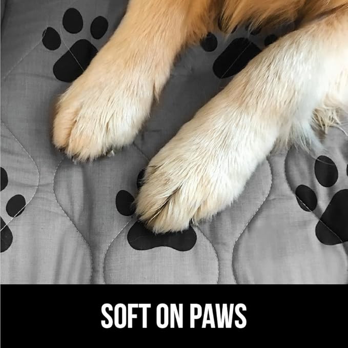 GORILLA GRIP Washable Puppy Pads, Slip Resistant Dog Crate Mat, Waterproof Cloth Pee Pad for Training Puppies in Playpen, Reusable Pet Incontinence Blanket, Protects Sofa, Furniture, 22x16 Pack of 2