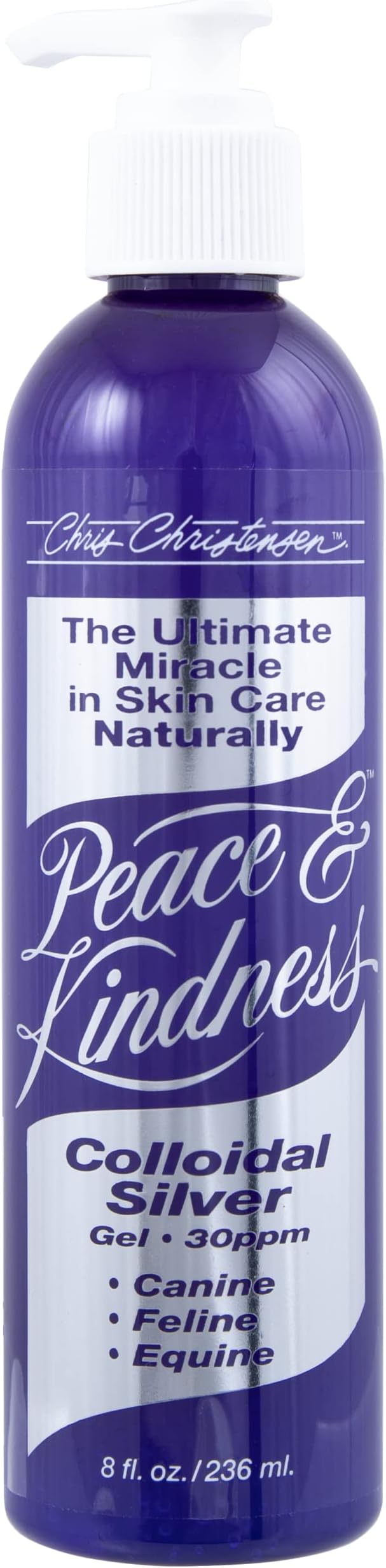 Chris Christensen Peace and Kindness Gel, Natural Alternative, Topical Use for Dogs and Cats, Aloe Vera, Groom Like a Professional, Made in The USA, 8 Ounces