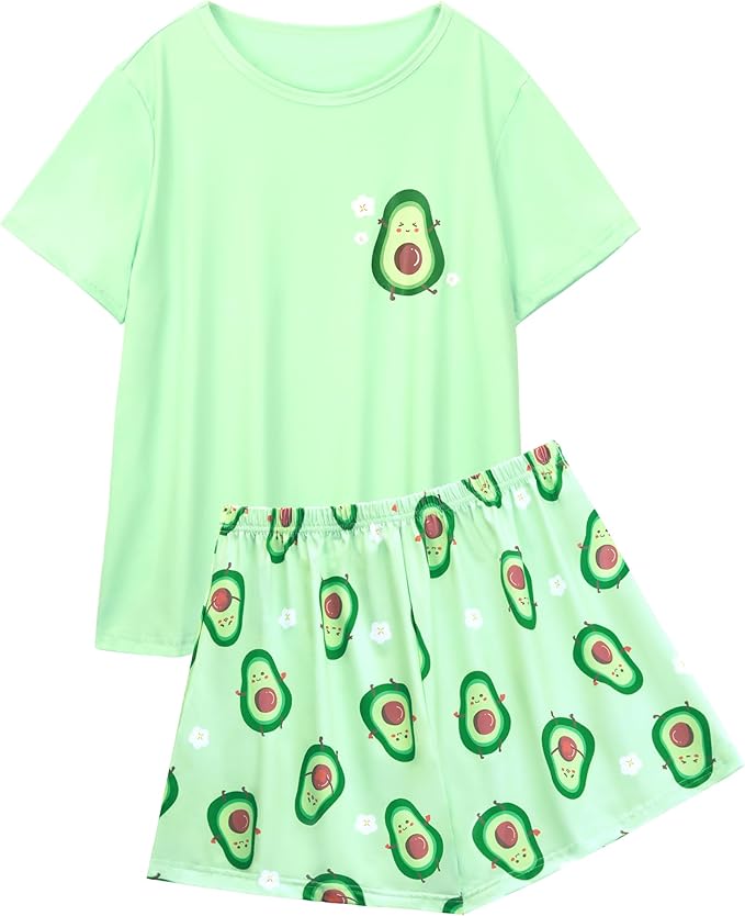 XPUDAC Matching Dog and Owner Clothes Womens Pajama Sets Loungewear Short Sleeve Tee and Shorts, Owner and Pet Pajamas are Sold Separately, XL
