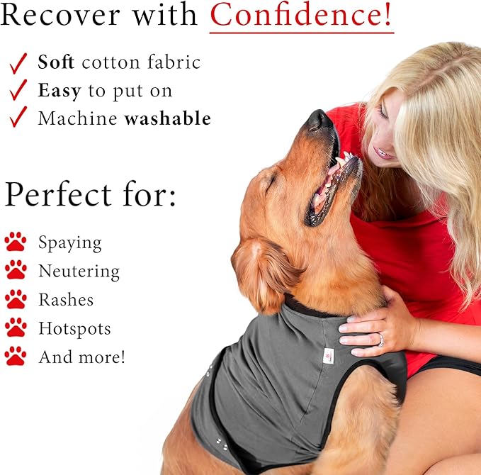 BellyGuard Dog Surgery Recovery Suit, Dog Onesie for Post-Op Care, Recovery Apparel for Female and Male, Surgical Body Cover for Canine Healing Support