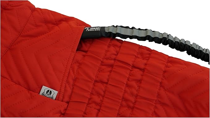 Warm Double Layers Dog Vest - 4 Legs Covered Windproof Waterproof Reflective Coat for Small Medium Large Dogs - Outdoor Skating Costume - Orange L