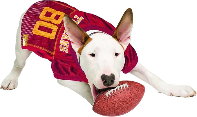 Pets First NCAA College USC Trojans Mesh Jersey for DOGS & CATS, X-Small.Licensed Dog Jersey with your Favorite Football/Basketball College Team