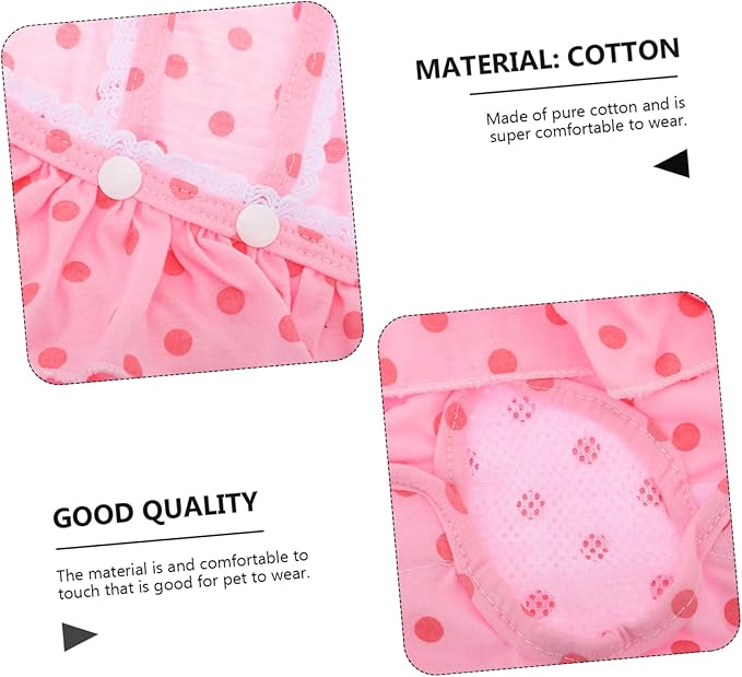 1pc Dog Diaper Pants for Female Dogs Comfortable Underpant for Menstruation Breathable and Absorbent Pet Supply Prevents Pregnancy During Estrus