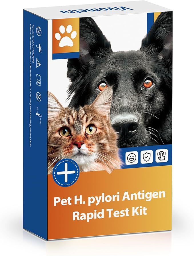 Pet H. Pylori Health Check Kit (2-Pack) – at-Home Testing for Dogs & Cats, Quick Results & Stress-Free Care
