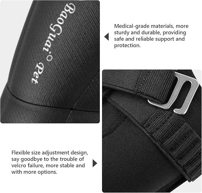 Dog Knee Brace Pro, for Dogs ACL, Luxating Patella,Dog Hip Brace for Back Leg - Keeps The Joint Warm and Stable - Extra Support - Reduces Pain（XL）
