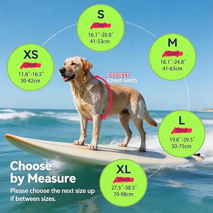 Dogcheer Dog Life Jacket with Double Rescue Handle, Reflective Dog Harness Life Vest for Swimming Boating, Adjustable Pet Swim Vest Dog Flotation Device DFD for Small Medium Large Dogs - Green XS