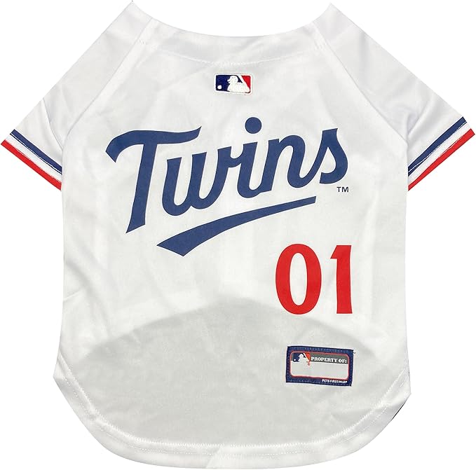 Official MLB Minnesota Twins Pet Jersey for Dogs & Cats, Size XX-Large - Stylish Baseball Jersey for Your Furry Fan- Show Off Team Spirit with The Perfect Fan Apparel Gear for Pet, Dog & Cat