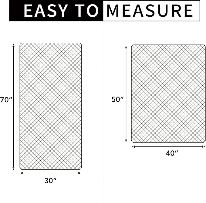 Easy-Going 100% Waterproof Dog Bed Cover, Non-Slip Pet Blanket for Furniture, Washable Couch Cover, Repleasement Sofa Cover (40X50 in, Dark Gray)