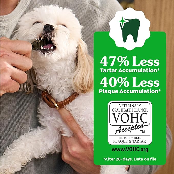Greenies Veterinarian-Recommended Adult Natural Dental Dog Treats Large Size, Weight Management Dog Dental Chews, 27 oz. Pack, 17 Count