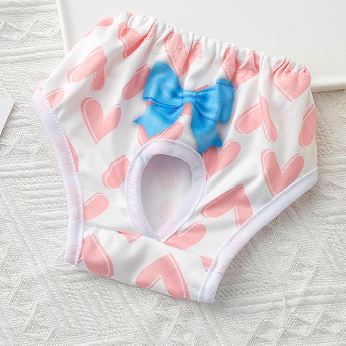 Dog Diaper Breathable Dress Female Pants Panties Shorts Reusable Doggies Period Diaper Washable