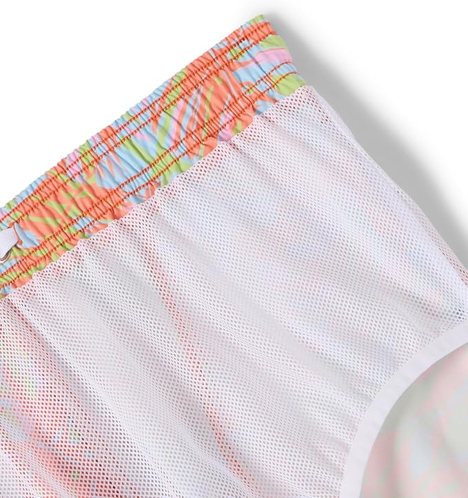 Tipsy Elves Men's Stretch Swim Trunks 7 Inch Inseam 4-Way Stretch with Mesh Liner - Quick-Dry Funny Swimwear Bathing Suit