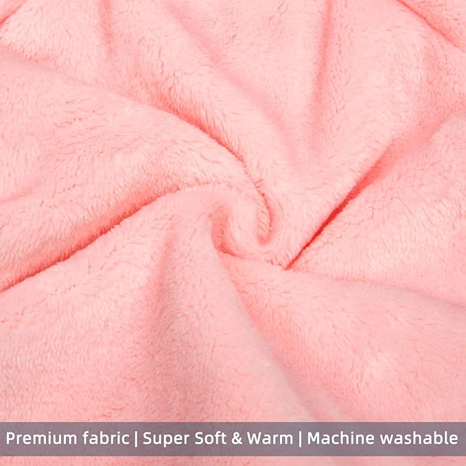 FabriCastle Dog Hoodie Sweater for Small Dogs Boy and Girl, Dog Clothes XS XXS Puppy Sweatshirt, Pet Outfit, Cat Clothing Super Soft Warm Snap On Closure (Pink, XX-Small)