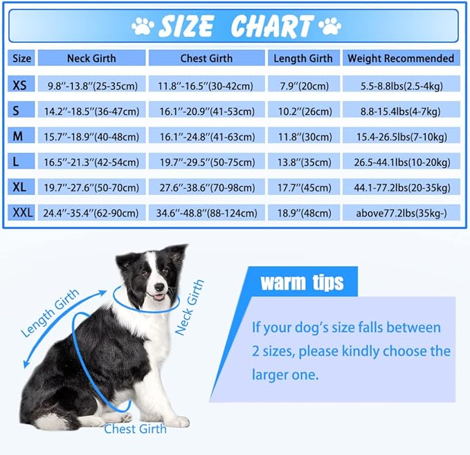 EMUST Life Jacket for Large Dogs, Dog Life Vest for Small/Medium/Large Dogs with Double Rescue Handles, High Reflective Dog Life Preserver for Swimming, Blue,L