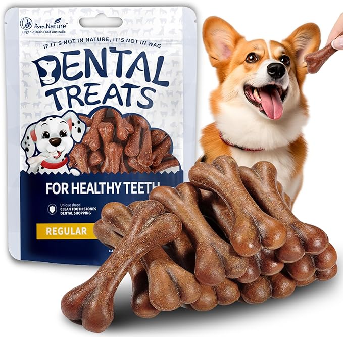 Dental Chew Bone Sticks for Dogs - Beef Flavor Teeth Cleaning Treats, Chew Toy for Small to Medium Dogs, Healthy Teeth Cleaning Treats (S, Chicken)