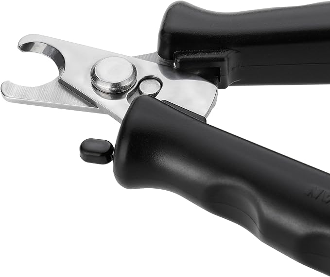 Tweezerman Small Nail Clippers for Dogs & Cats, Manual Professional Dog & Cat Nail Trimmer with Ergonomic Handle
