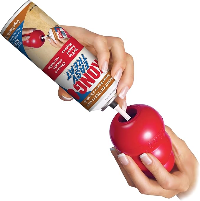 KONG Easy Treat Dog Paste 3-Pack – Mess-Free Stuffing Toys, Training & Reward Treats, Made in USA, Highly Digestible, No Refrigeration Needed (Peanut Butter)