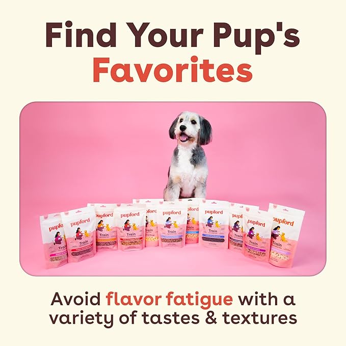 Pupford Freeze Dried Training Treats for Dogs & Puppies, 950+ Three Ingredient Bites (Beef Liver, 8 oz)