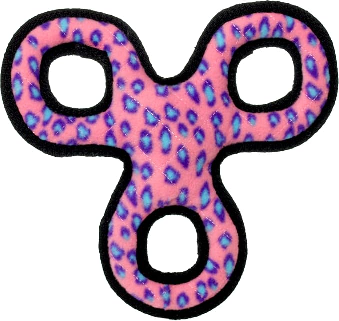 Tuffy Jr 3WayTug Pink Leopard