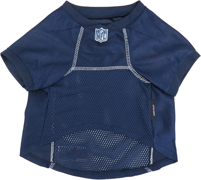 Littlearth NFL Seattle Seahawks Basic Pet Jersey, Team Color, X-Small