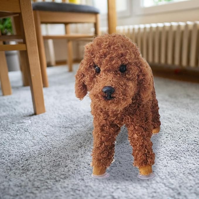 Dog Mating Toy, Silicone Dog Companion Toys with Suction Cup, Simulation Pet Estrus Vent Toys, Washable Interactive Dog Toys for for Small Meduim Dogs, Brown, Dog Toys