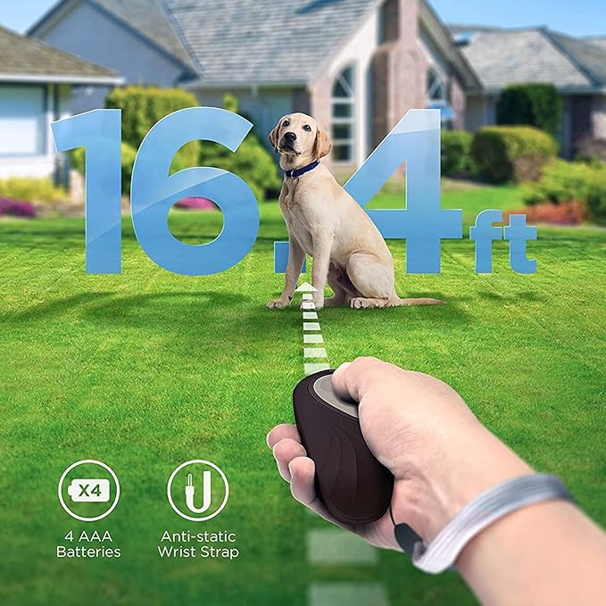 Altatac Anti Barking Device, Dog Barking Control Device, Ultrasonic Dog Bark Deterrent Device Stops Bad Behavior, 16.4 Ft Effective Control Range Safe for Human & Dogs