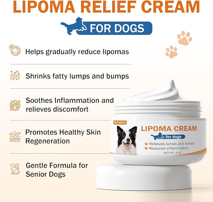 Lipoma Cream for Dogs with DMSO and MSM, Natural Lump & Bump Relief, Reduces Swelling, Soothes Inflammation, Supports Healthy Skin for Dog, Helps Buddy Regain Energy, Guard away from Lumps and Bumps