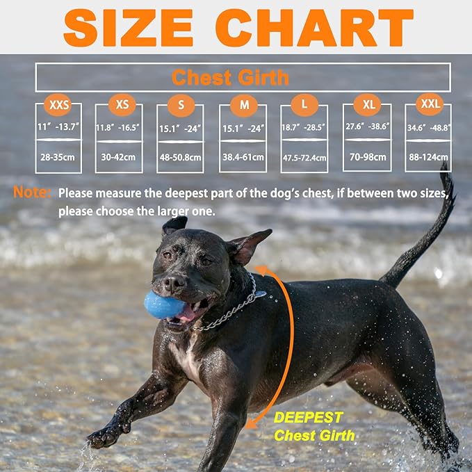 Doglay Dog Life Jacket, Dog Life Vest for Swimming Boating, Adjustable Puppy Life Jacket with Reflective Stripes, Superior Buoyancy Dog Swimming Vest for Small Medium and Large Dogs