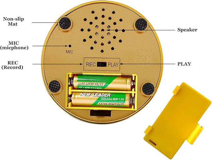 Voice Recording Buttons 30 Second Voice Dog Buttons for Communication Recordable Playback Your Own Message 30 Second Custom Recordable