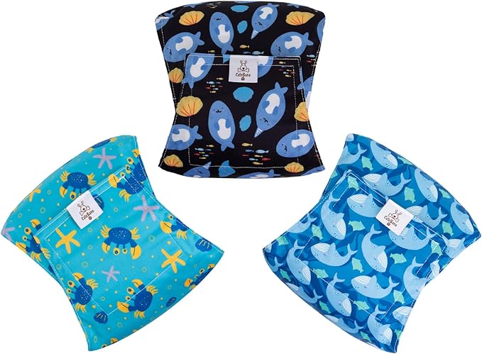 CuteBone Belly Band for Dogs Male Reusable Diapers Washable Wrap DM36XS