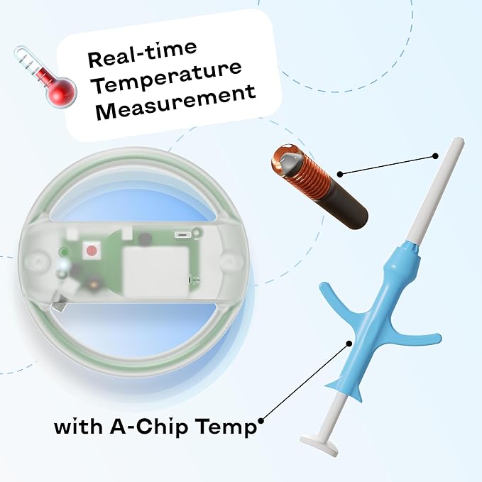 Microchip Scanner - RFID Reader - Chip Pet Scanners with Registration and Temperature Monitoring Seamless Animal ID Integration for Animals, Dogs, Cats, Puppy, Kitten (FBM)