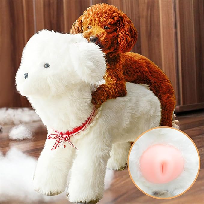 Male Dog Silicone Mating Toy, Dogs Interactive Sleeping Toys, Pet Dog Partner Toy for Male Estrus Dog,13cm