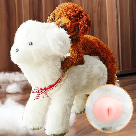 Male Dog Silicone Mating Toy, Dogs Interactive Sleeping Toys, Pet Dog Partner Toy for Male Estrus Dog,13cm