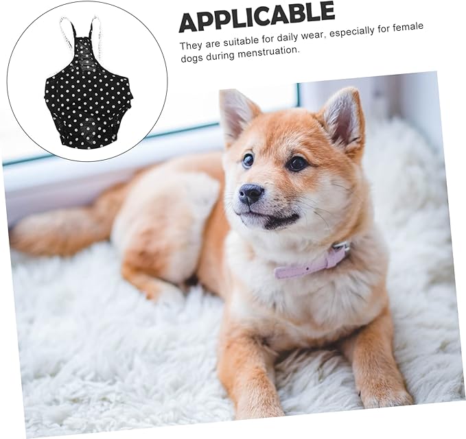 balacoo 1pc Pet Panties for Female Dogs Comfortable Menstruation Underwear Elegant Prevents Mating During Estrus