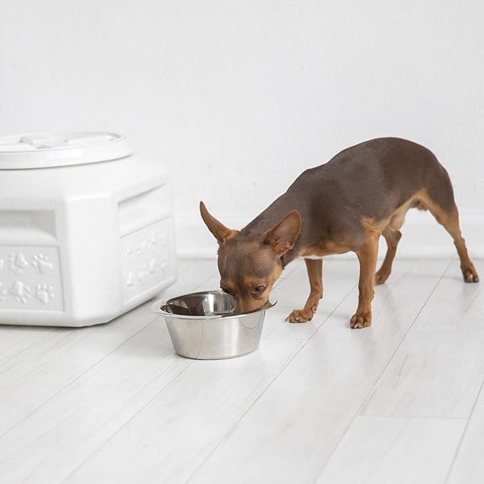Gamma2 Vittles Vault Dog Food Storage Container with Airtight Lid, holds up to 10-15 Pounds of Dry Pet Food, Cat Kibble and Bird Feed, BPA Free, Made in USA