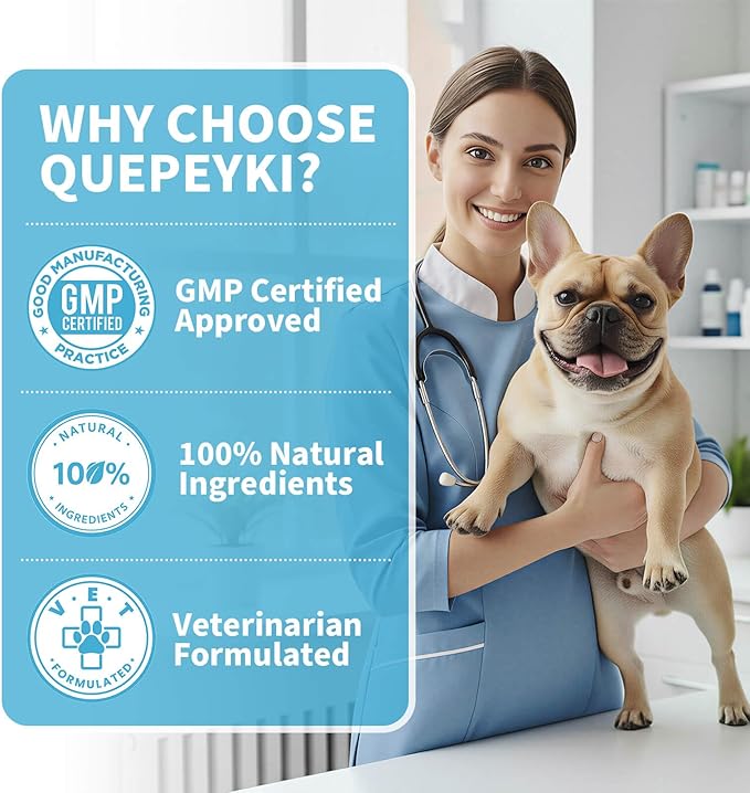 8 in 1 Dog Multivitamins Chewable - Glucosamine for Hip & Joint, Probiotics, Omega 3 for Skin & Coat - Soft Chews Supplement for Puppy & Senior Dogs All Breeds, Chicken Flavor 90 Count
