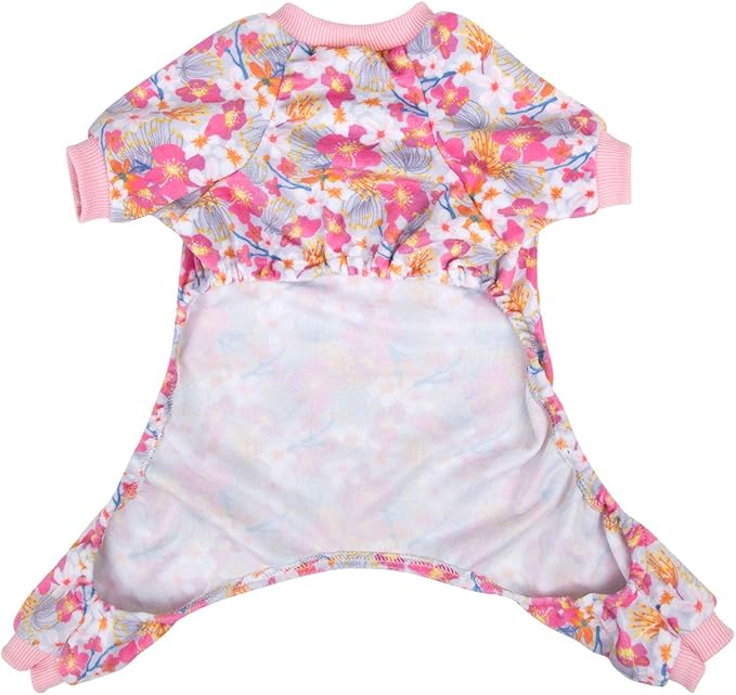 CuteBone Soft & Stretchy Dog Pajamas - Cozy Pet Jammies Breathable Jumpsuit for Small Dogs - All-Season Comfy Outfit Easy-On Pullover Design - Keeps Pets Warm & Comfortable P89S