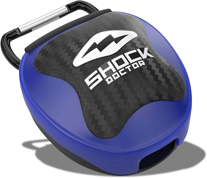 Shock Doctor Mouth Guard Case, Ventilated, Universal Storage for Mouthguard, Adult & Youth Sizes