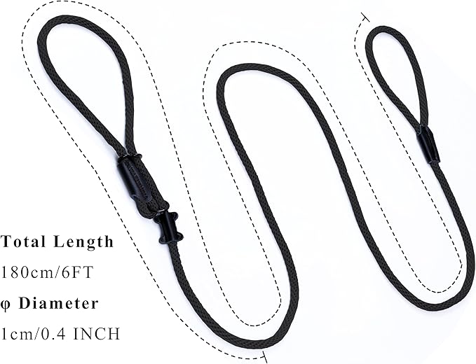 Multifunctional Figure 8 Padded Head Halter Walking Training Leather Stopper Slip Lead Dog Rope Leash Muzzle (Black)
