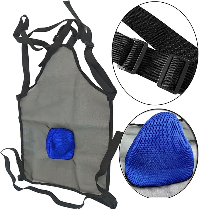 Goat Anti Breeding Apron, Anti Mating Skirt Goat Apron, Anti-mating Sheep Bellyband, Animal Supplies, Livestock Clothing with Adjustable Strap, Anti Breeding Sheep Animal Skirt for Goats Sheep (Blue)