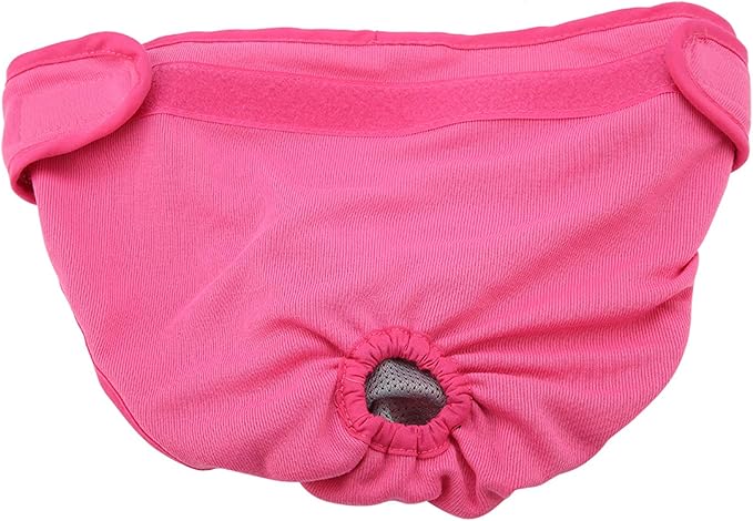 Yinhing Dog Female Physiological Pants Premium Polyester Underwear Pet Sanitary Diaper Elastic Band Hook Hoop Closure Small Medium Large Dogs (L)