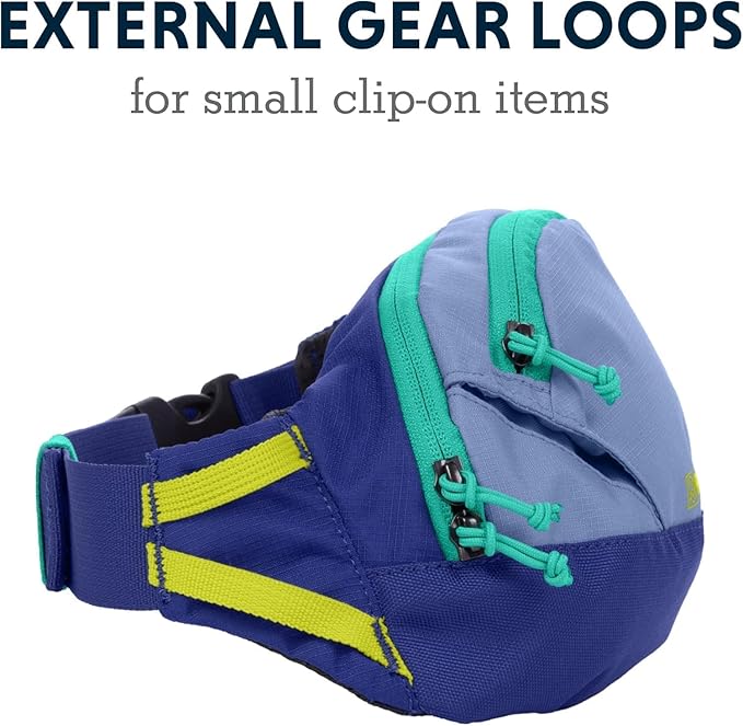 Ruffwear, Home Trail Hip Pack, Dog Walking Fanny Pack Crossbody with Adjustable Belt, Treat Pouch, Poop Bag Holder, Phone Pocket, Hands-Free for Training, Hiking, Running, Travel, River Rock Green