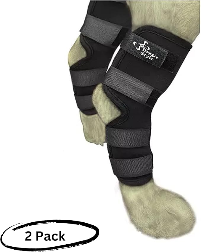 Doggie Stylz Dog Leg Braces for Back Leg Adjustable Dog Hock Brace for ACL Tear Recovery Arthritis Mobility Support Premium Leg Brace for Dogs Back Leg Dog Knee Braces for Back Leg Comfort Stability