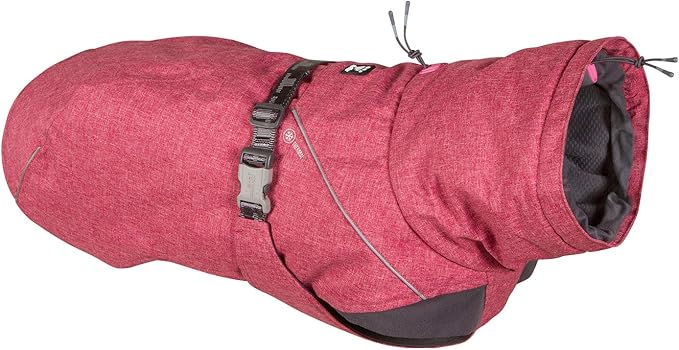Hurtta Expedition Parka, Winter Dog Coat, Beetroot, 8 in