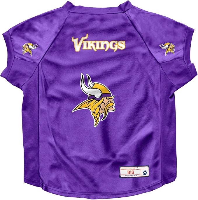 Littlearth Minnesota Vikings NFL Stretch Pet Jerseys for Big Dogs
