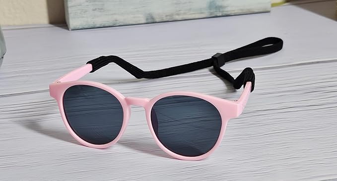 G006 Dog Pet Costume Retro 80s Sunglasses Adjustable for Medium Breed 20-40 lbs Party Prop Cosplay Photoshoot (Panto Pink)