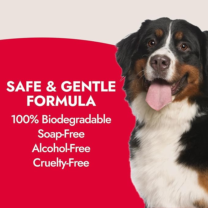 Kong Leave-in Waterless Shampoo for Dogs – Fresh & Clean Scent, 16 fl oz – No-Rinse, Biodegradable, Alcohol-Free, Dye-Free, Cruelty-Free, Gentle on Sensitive Skin, for All Coat Types, Made in USA
