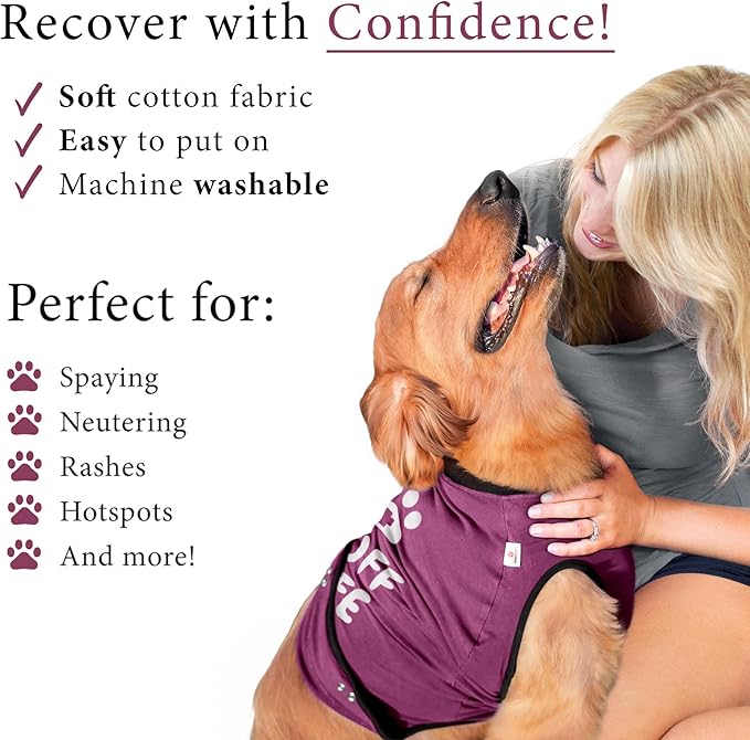 BellyGuard Dog Surgery Recovery Suit, Dog Onesie for Post-Op Care, Recovery Apparel for Female and Male, Surgical Body Cover for Canine Healing Support